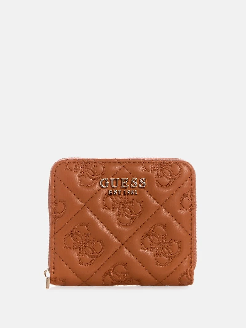 Eco Adelasia Quilted Logo Small Wallet