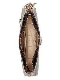 Noelle Top-Zip Shoulder Bag