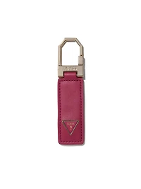 Faux-Leather Key Ring