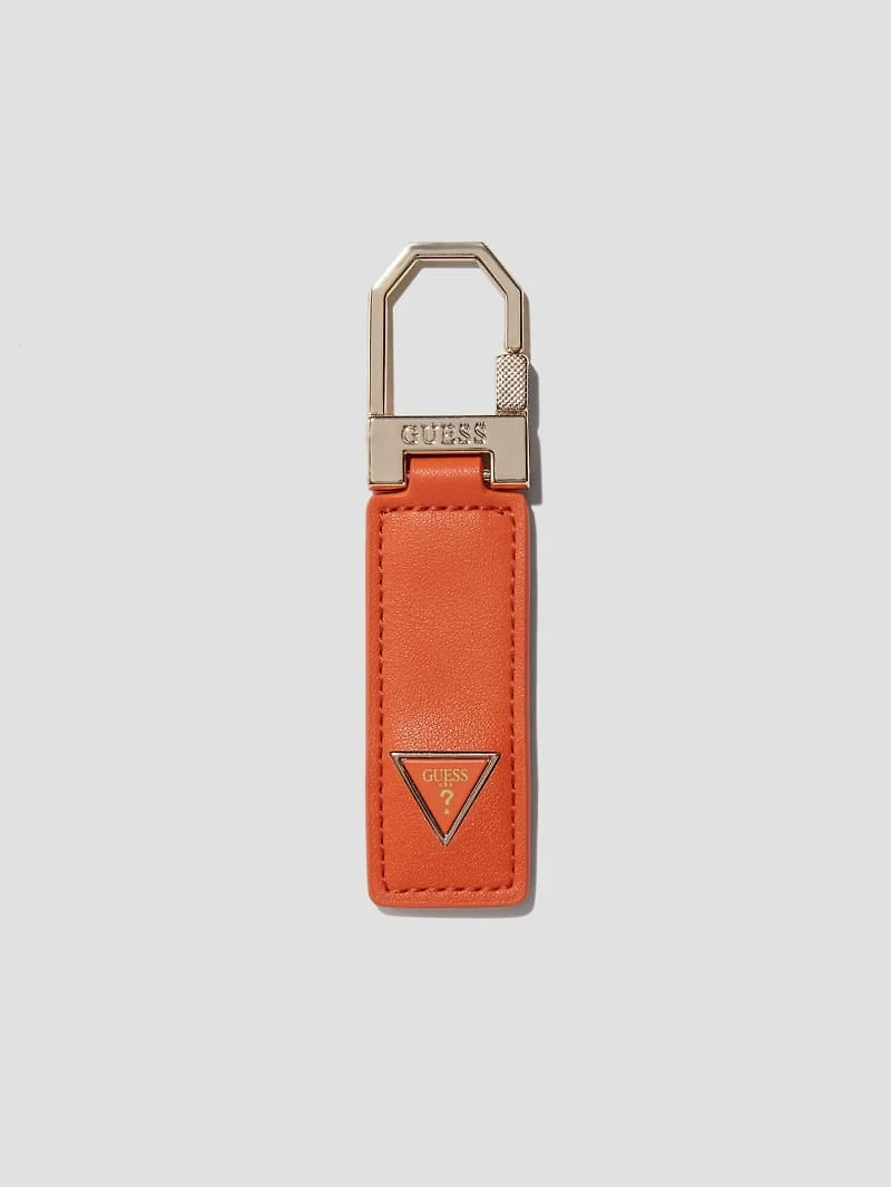 Faux-Leather Key Ring