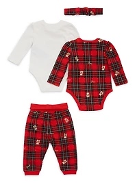 2-Piece Plaid Bodysuits and Pants Set (0-24M)