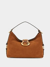 Camden Suede Shoulder Bag