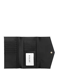 Kiran Logo Slim Clutch Wallet