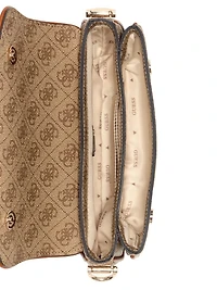 Dea Logo Mini Fold-Over Shoulder Bag