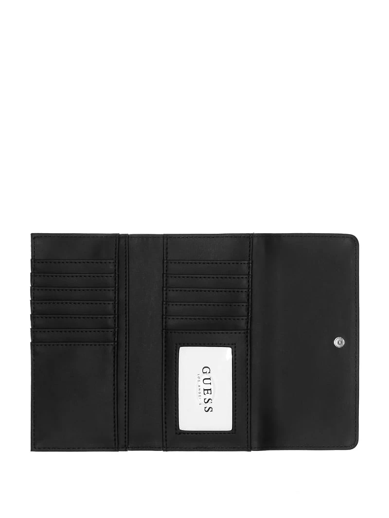 Bowie Debossed Logo Slim Clutch Wallet