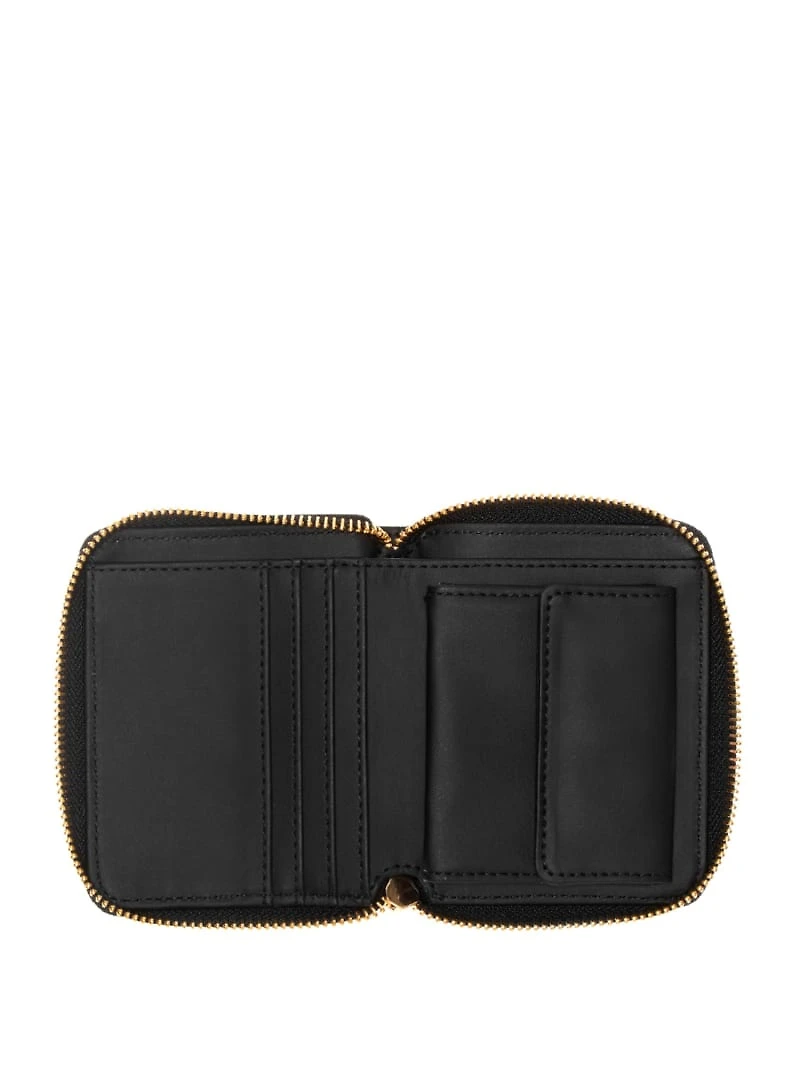 Bowie Debossed Zip-Around Wallet