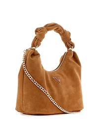 Isotta Suede Hobo Bag