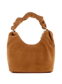 Isotta Suede Hobo Bag