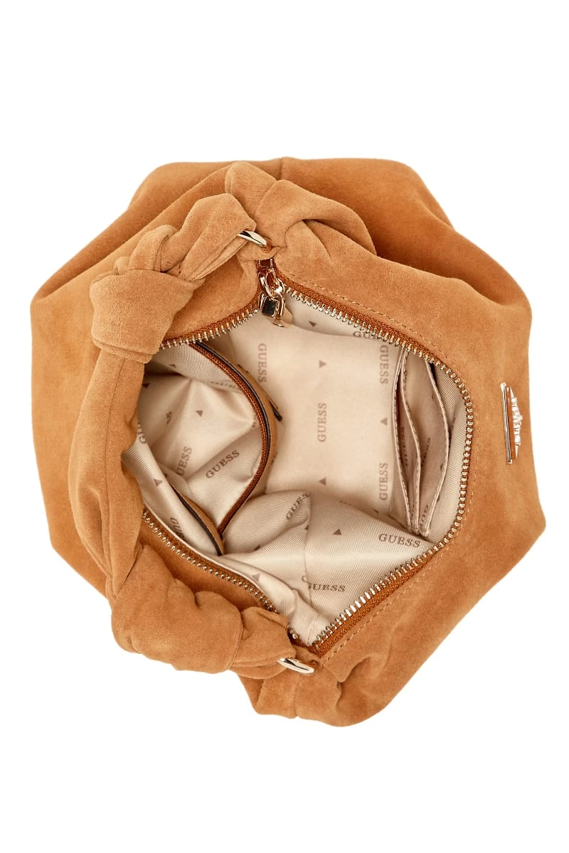 Isotta Suede Hobo Bag