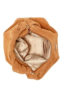 Isotta Suede Hobo Bag