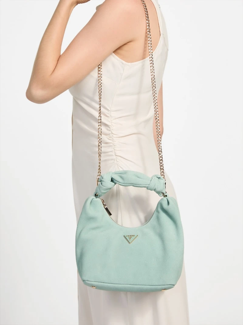 Isotta Suede Hobo Bag