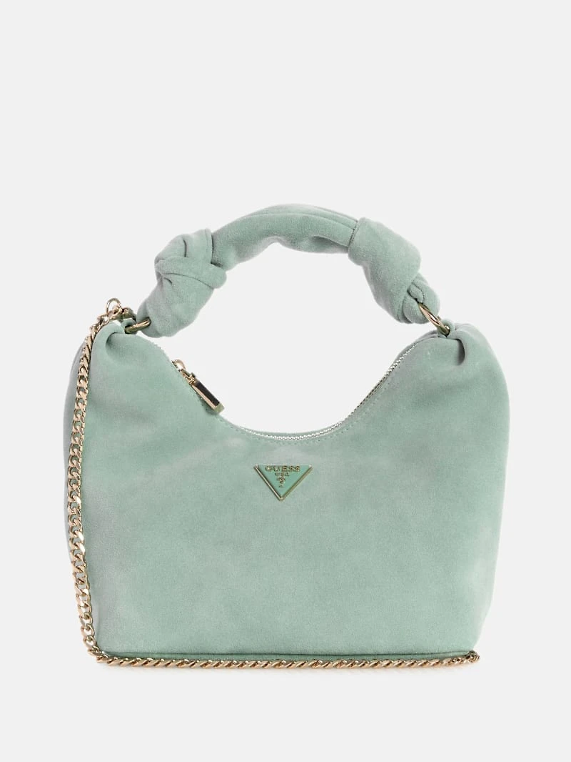 Isotta Suede Hobo Bag