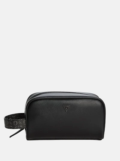 Logo Trim Toiletry Bag