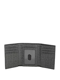 Allover Logo Trifold Wallet