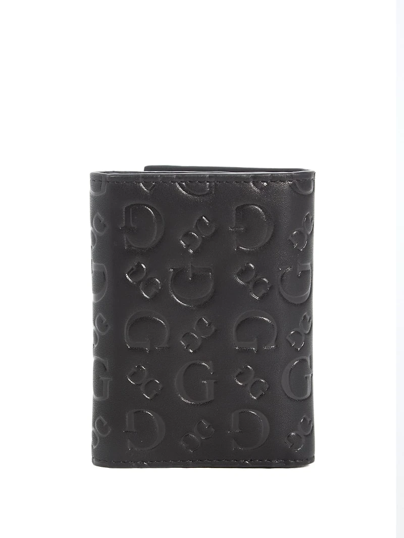Debossed Logo Trifold Wallet