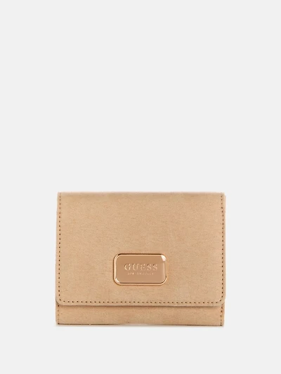 Kai Faux-Suede Trifold Wallet