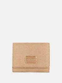 Kai Faux-Suede Trifold Wallet