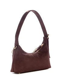 Demelza Faux-Suede Shoulder Bag