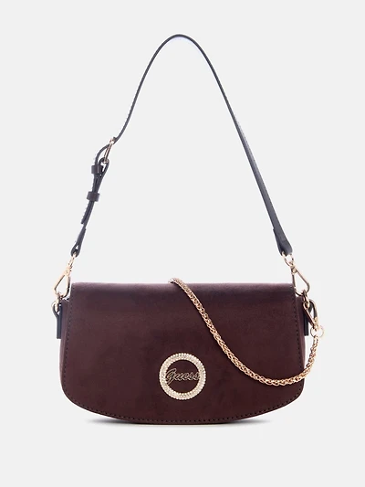 Lumina Faux-Suede Shoulder Bag
