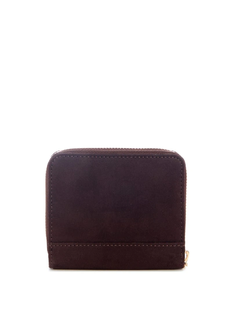 Lumina Faux-Suede Small Zip-Around Wallet