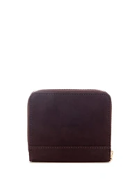 Lumina Faux-Suede Small Zip-Around Wallet