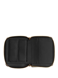 Lumina Faux-Suede Small Zip-Around Wallet
