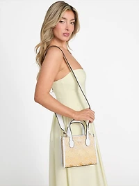 Silvana Raffia Mini Tote