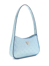 Arnela Debossed Logo Shoulder Bag
