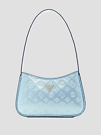 Arnela Debossed Logo Shoulder Bag