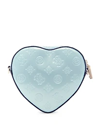 Arnela Debossed Logo Mini Heart Bag