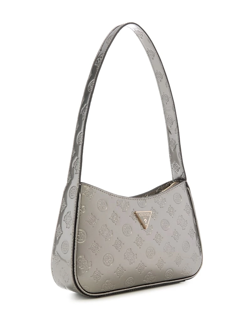 Arnela Debossed Logo Shoulder Bag