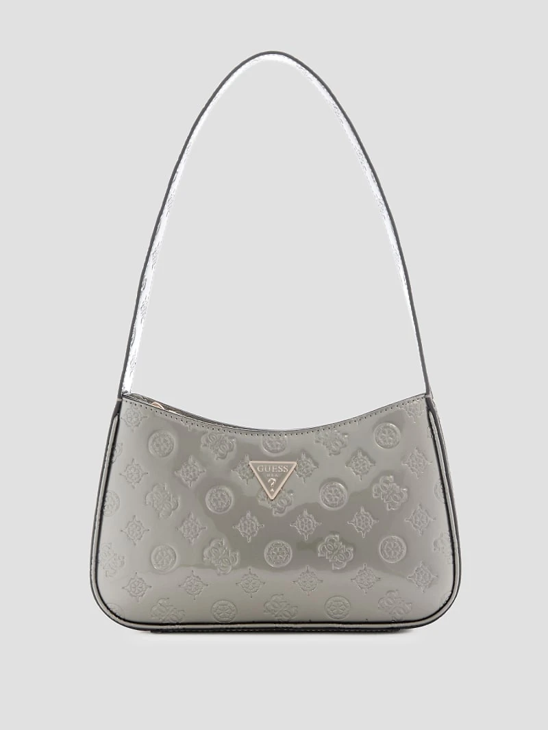 Arnela Debossed Logo Shoulder Bag
