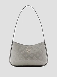 Arnela Debossed Logo Shoulder Bag