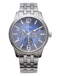 Silver-Tone Multifunction Watch