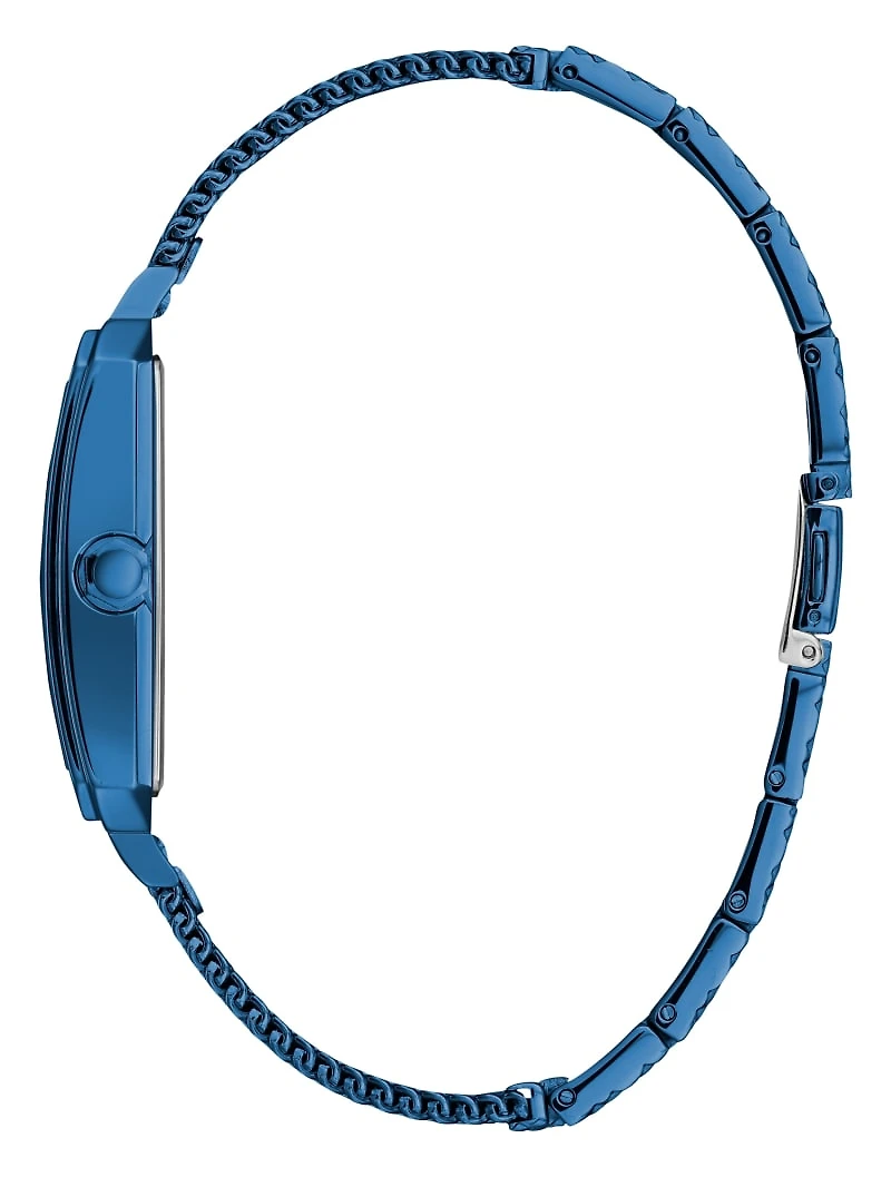 Blue Diamond Rectangular Watch