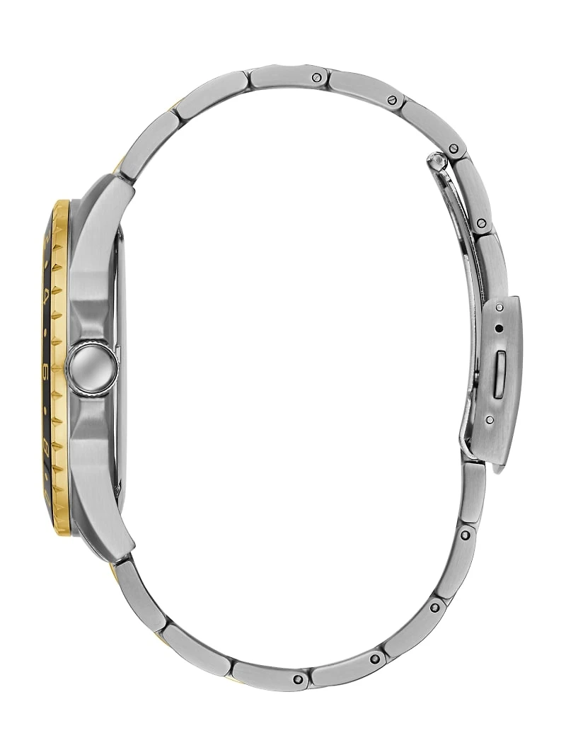 Silver Gold-Tone Multifunction Watch