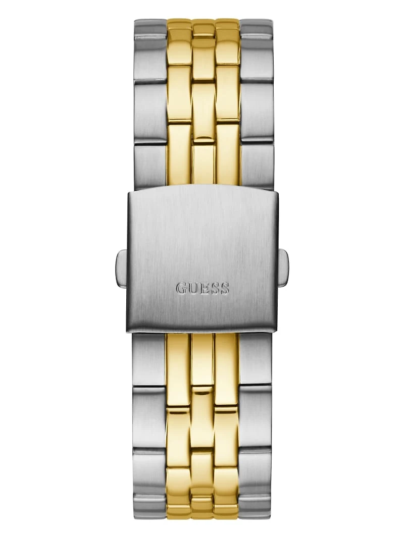 Silver Gold-Tone Multifunction Watch