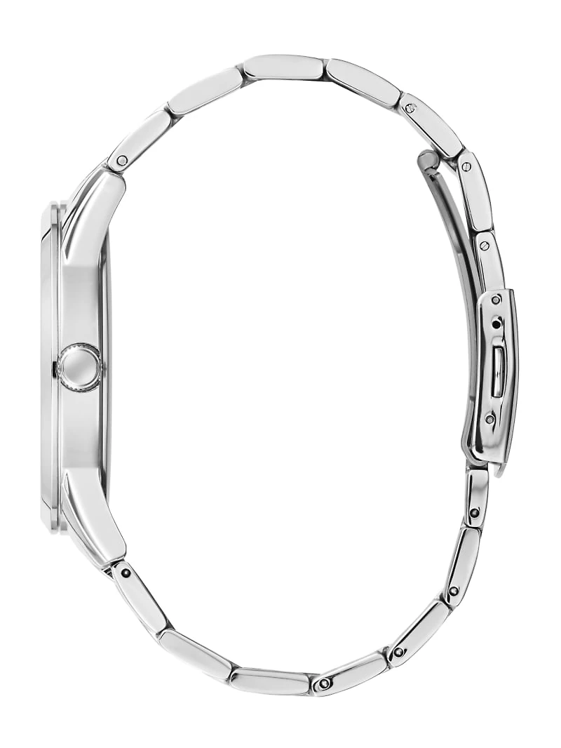 Silver and Bronze-Tone Analog Watch