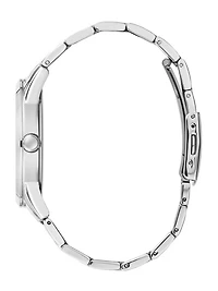 Silver and Bronze-Tone Analog Watch