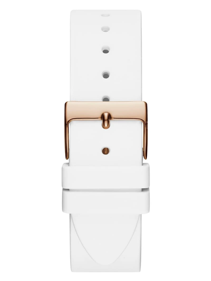 Floral and Rhinestone Analog Watch