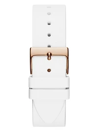 Floral and Rhinestone Analog Watch