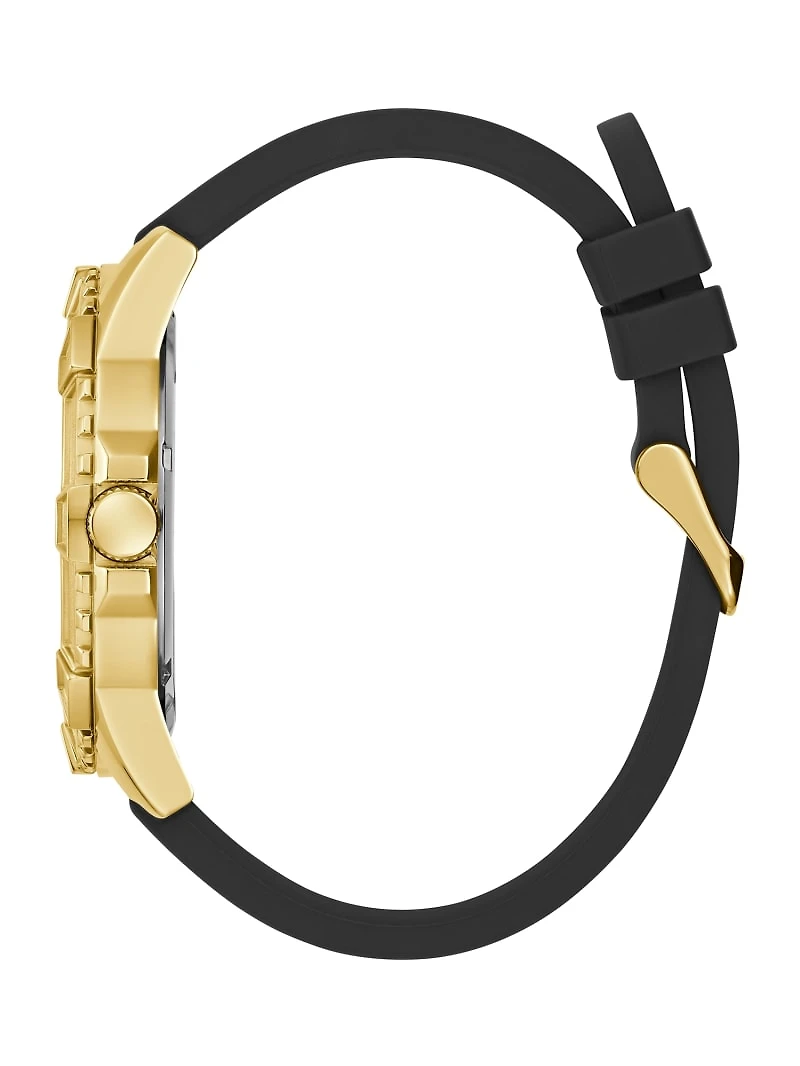 Black and Gold-Tone Analog Watch