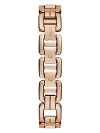 Rose Gold-Tone Round Analog Watch