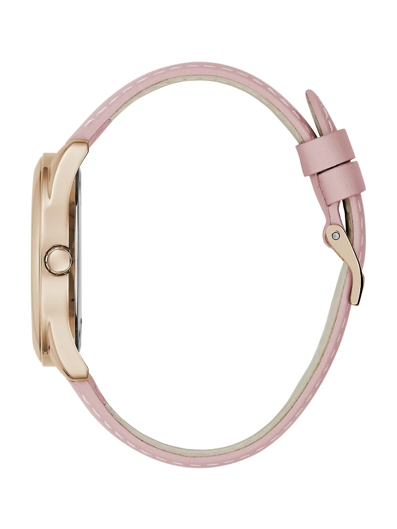 Rose Gold-Tone and Pink Gears Analog Watch