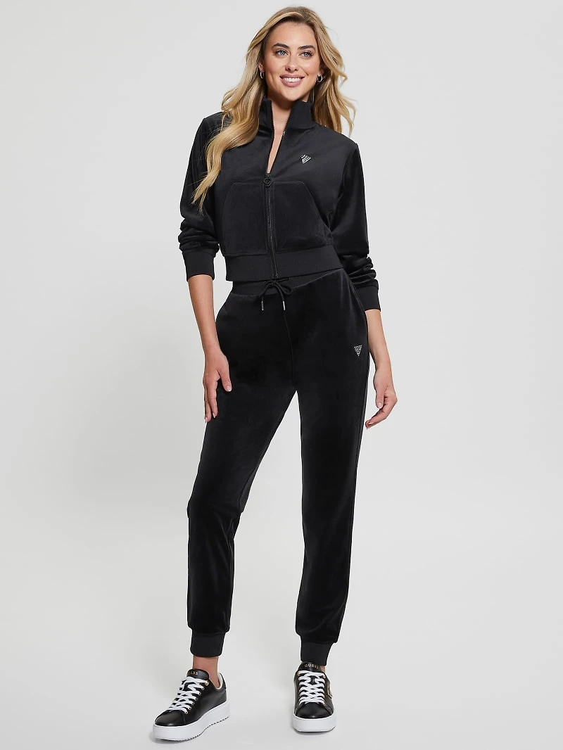 Couture Velvet Jogger Pants
