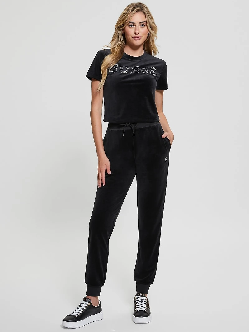 Couture Velvet Jogger Pants