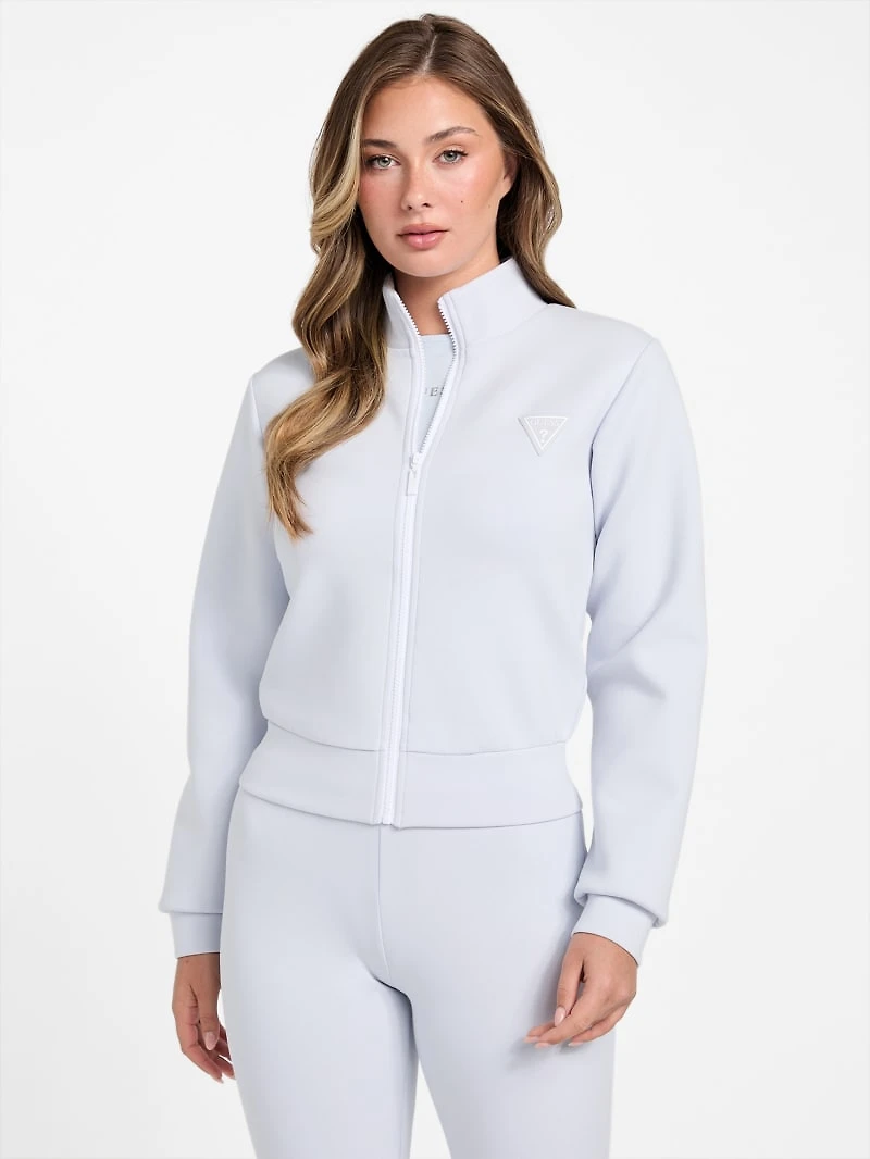 Eco Ann Full-Zip Scuba Sweatshirt