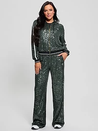 Mini Sequins Long Straight Pants