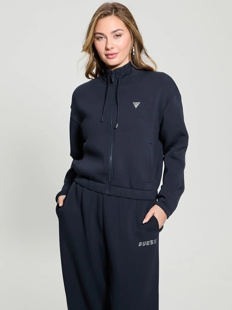 Eco Cecilia Scuba Zip-Up Sweatshirt