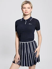 Open-Knit Signature Polo